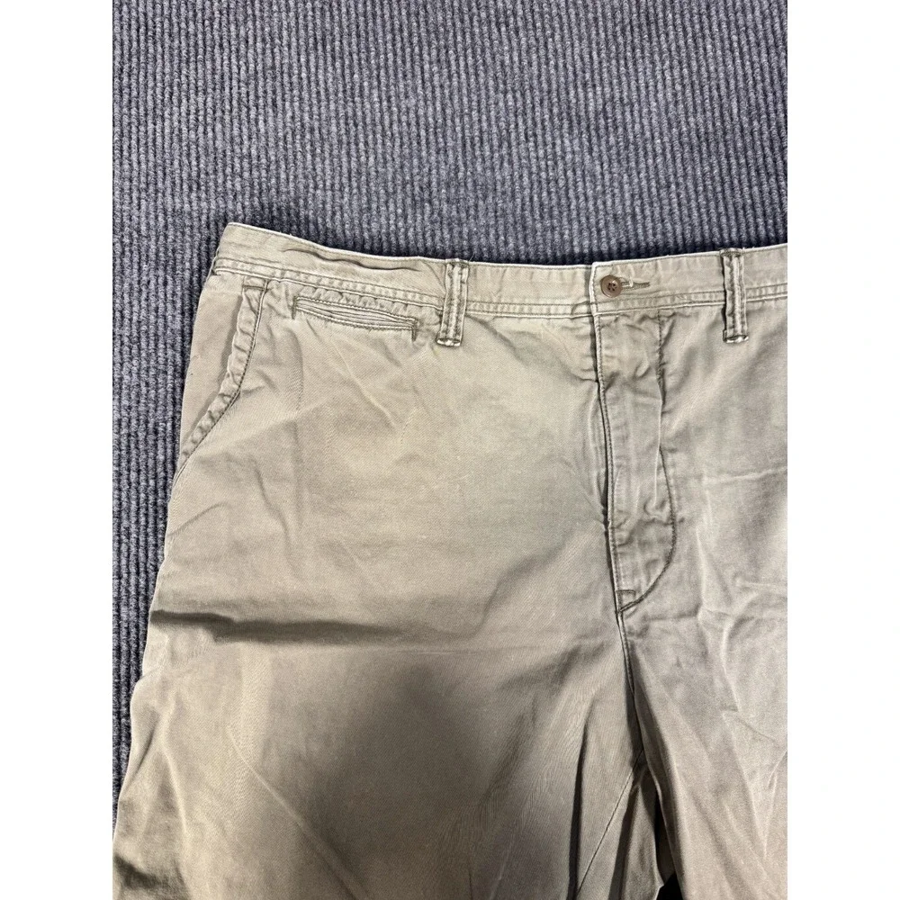 Polo Ralph Lauren Chino Shorts Mens Size 46B 46 Big Khaki Flat Front Classic Fit